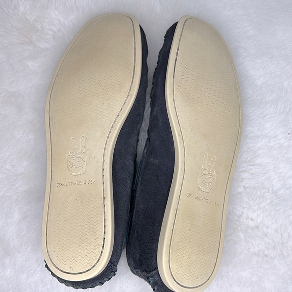 John Varvatos USA Men\'s Suede Loafers in Black, size 12M US. main image 7